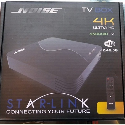 TV BOX NOISE 4K STARLINK WIFI 2,4G 2/16GB ANDROID TV BERGARANSI