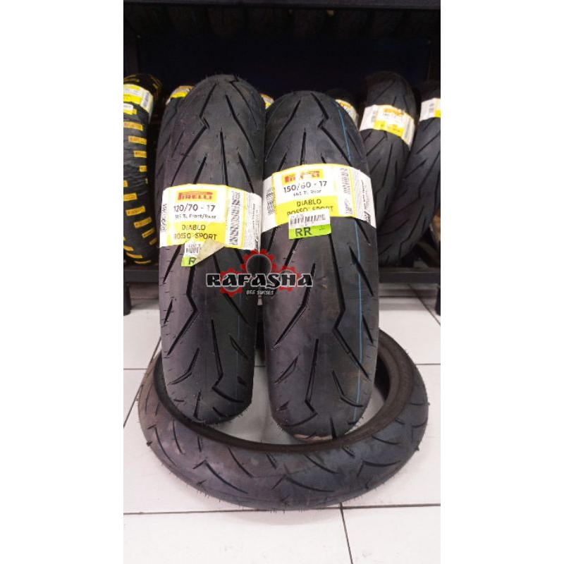 PAKET BAN PIRELLI 120/70&150/60-17