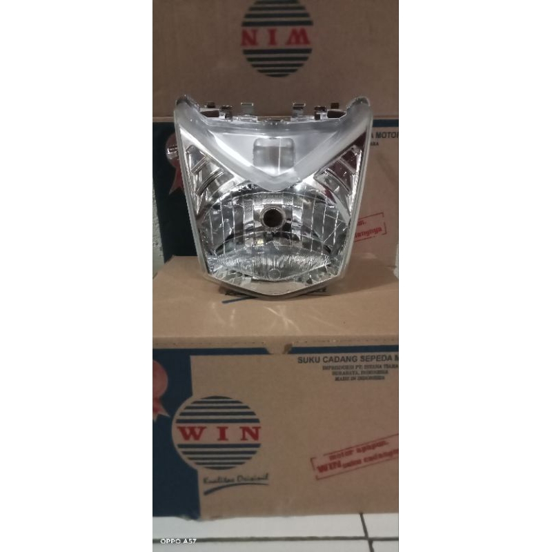lampu depan reflector depan beat fi 2013-2015 sudah SATU SET