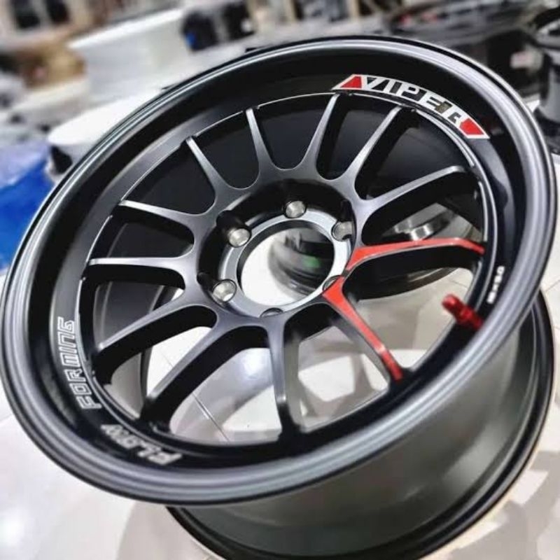BARU_ STIKER STICKER VELG LENSO VENOM 5, VIPER FLOW FORMING, VENOM FLOW FORMING, VIPER FLOW FORGED