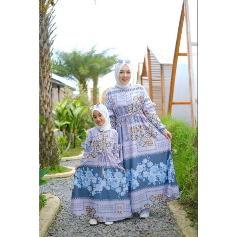 GAMIS MAXMARA || GAMIS COUPLE IBU ANAK || GAMIS LEBARAN