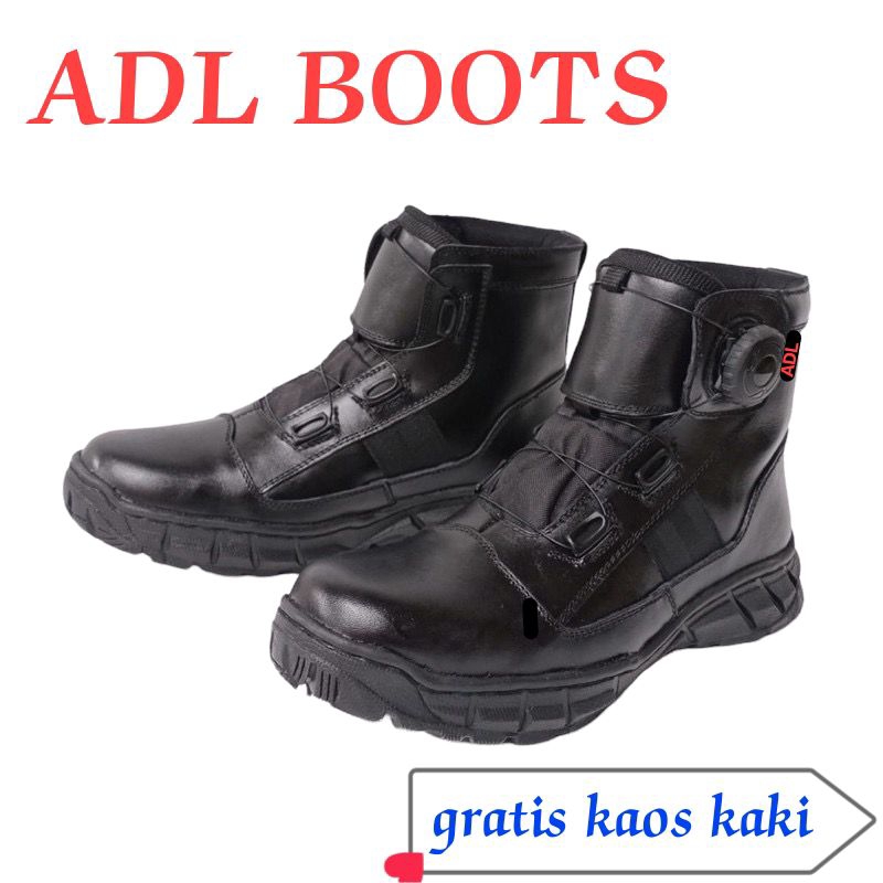 sepatu tali putar PDL pendek lantas MIDTRAC