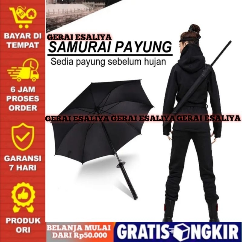 Payung Model Katana Payung Unik Jepang Bentuk Katana - B062