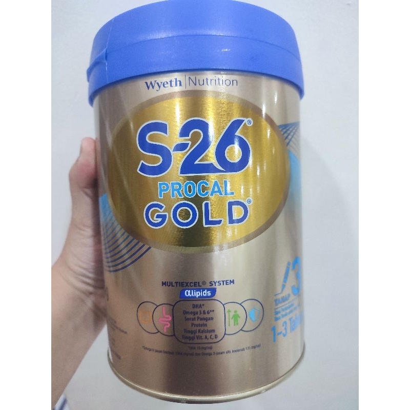 Susu Anak S26 Procal Gold 1-3 tahun (Paket isi 3) free BW