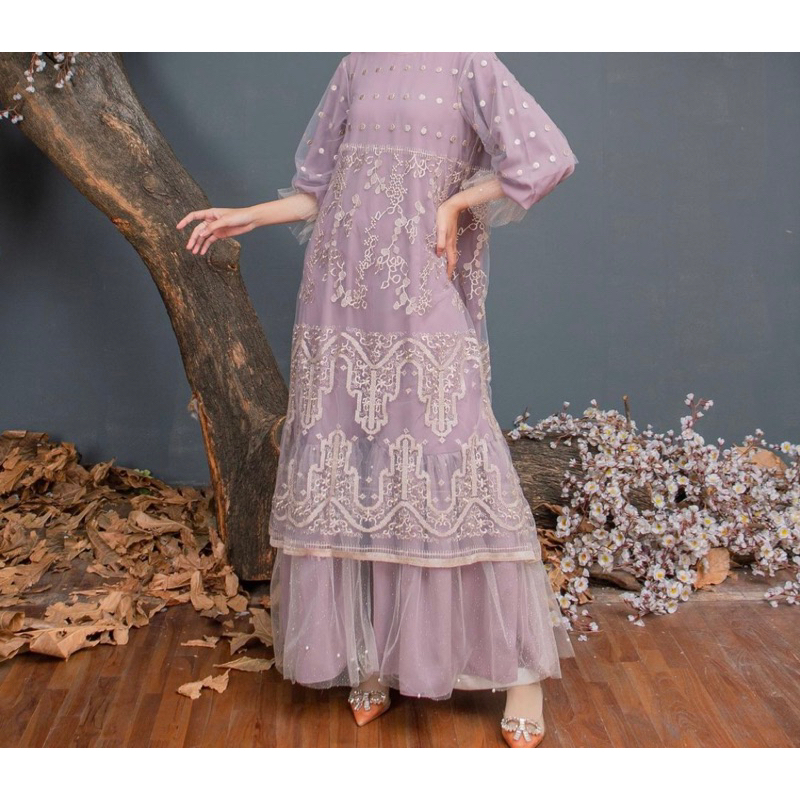 baju lebaran set ibu dan anak , baju raya