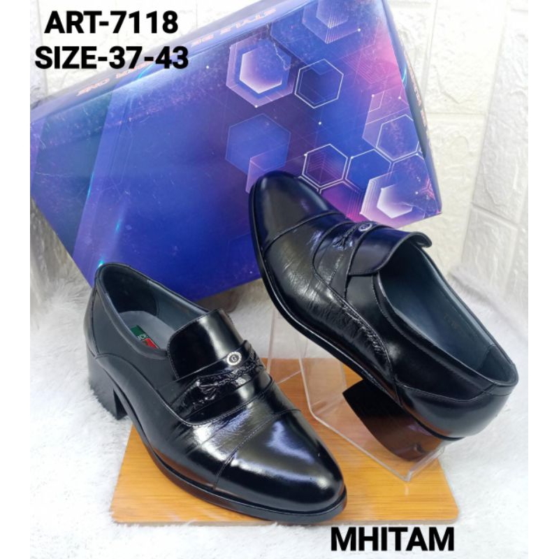 SEPATU HAK KULIT ASLI PRIA GIOFRANCE 7118