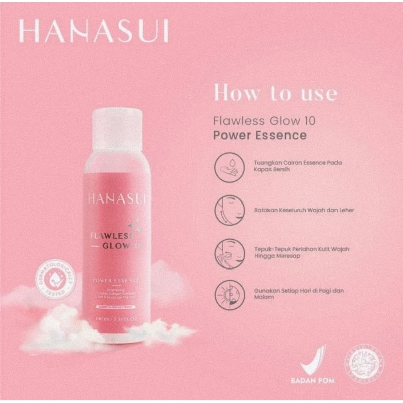 Hanasui Paket Flawless Glow 10 Series - Paket Perawatan Wajah