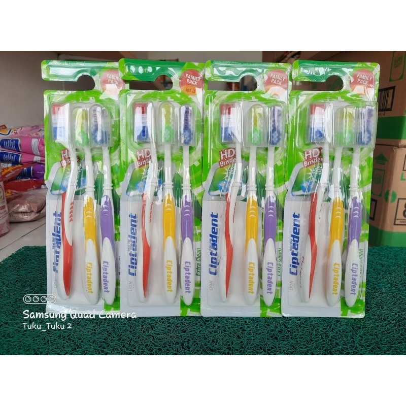 Sikat gigi ciptadent soft isi 3