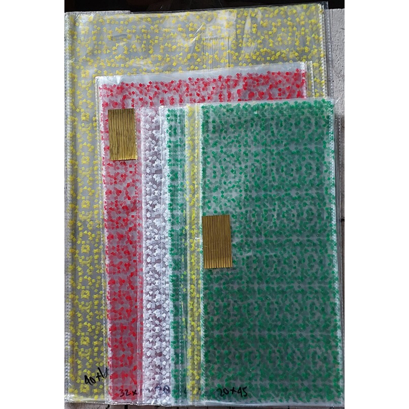 

12 lembar New opp gliter plastik snack goodie bag motif glitter Plastik parcel