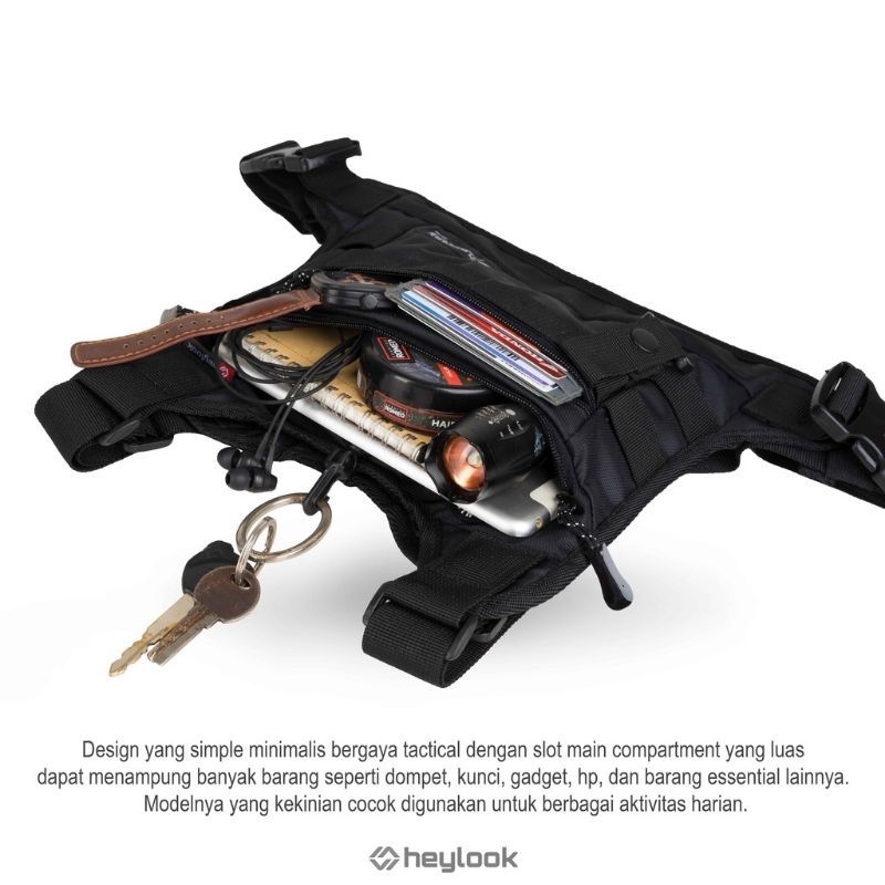 tas ransel dada ransel dada dan penahan angin bermotor