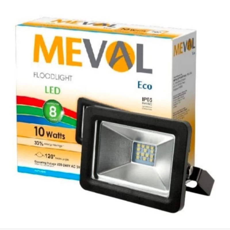 Floodlight LED / Lampu Sorot 10 Watt Cahaya Putih Meval