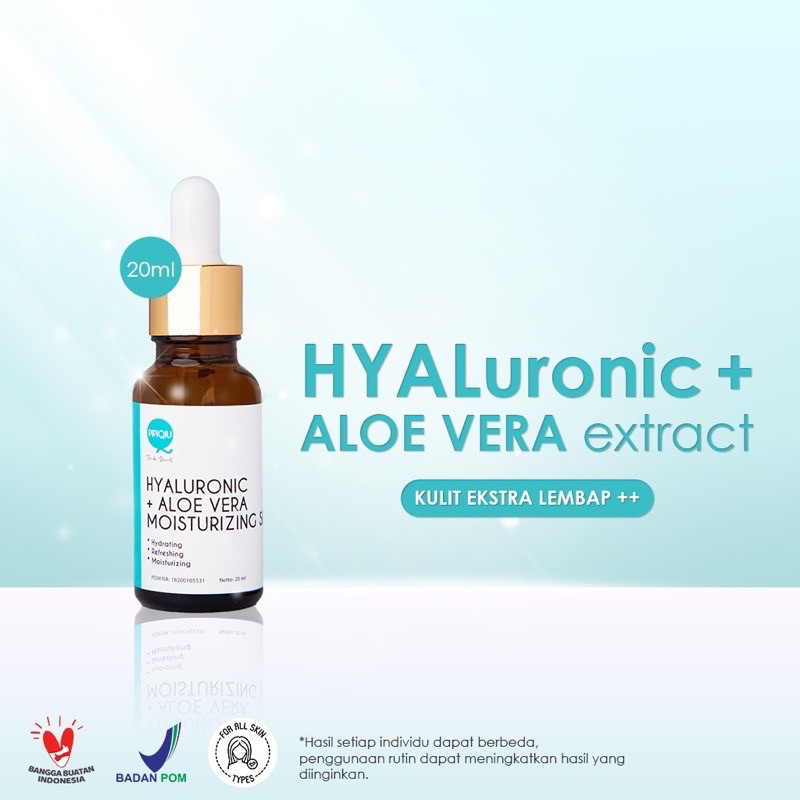 Pipiqiu - Serum Pelembab Wajah / Hyaluronic Aloevera Moisturizing Serum Pipiqiu