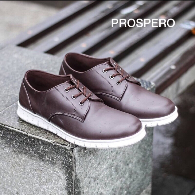 PROSPERO - Sepatu Sneakers Pria Pastor Brown