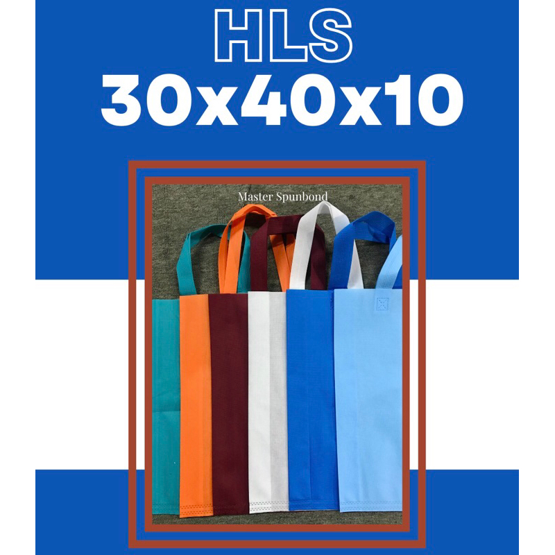 

[12PCS] 30x40x10 GOODIE BAG||Tas spunbond || Tas kain|| Souvenir