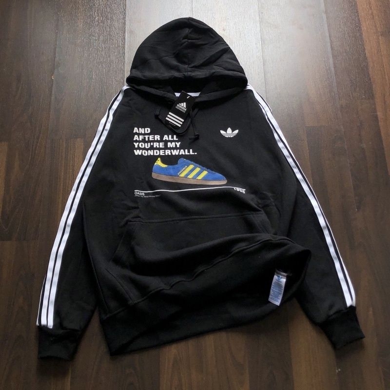 HOODIE JAKET ADIDAS x OASIS FULLTAG &amp; LABEL