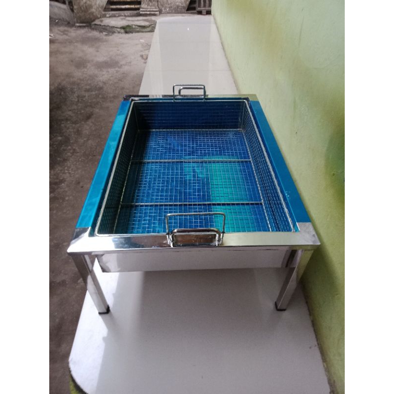 Wajan penggorengan donat stainless  steel .