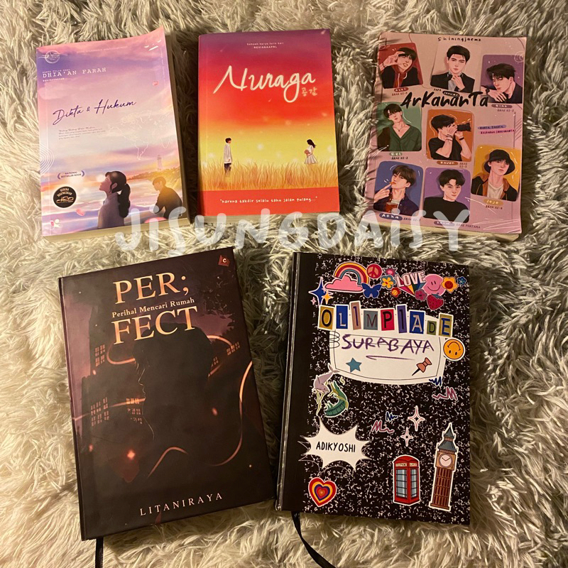 NOVEL PRELOVED per;fect arkananta nuraga olimpiade surabaya dikta dan hukum ori
