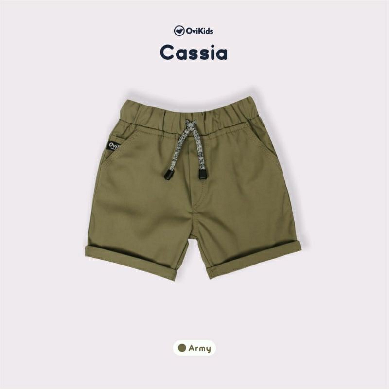 OVIKIDS-CHINOTONE-CASSIA | Celana Pendek Anak Perempuan Laki-Laki Pria Unisex (1-6/7 Tahun)