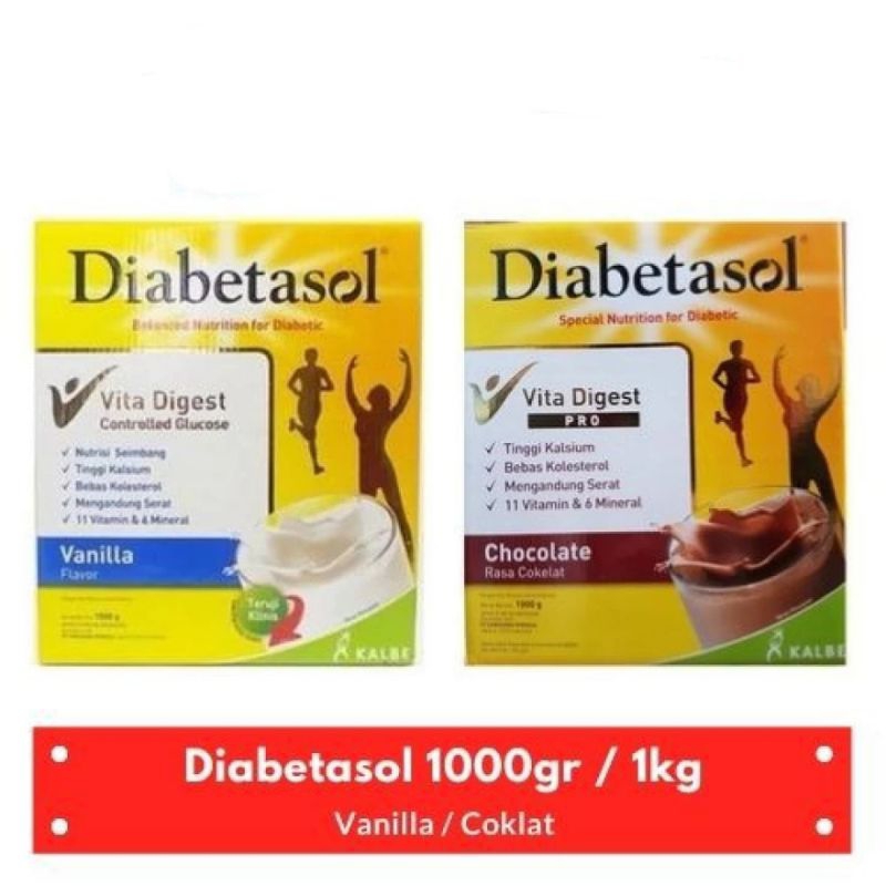 

DIABETASOL VANILA / COKLAT 1000GR