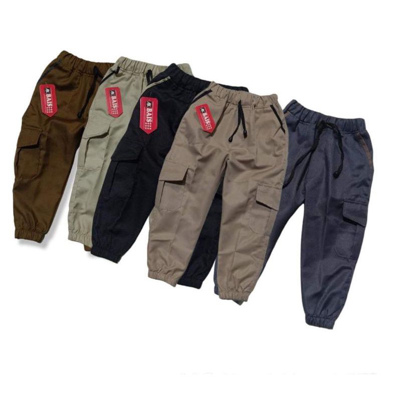 celana joger cargo anak 0-10tahun per lusin
