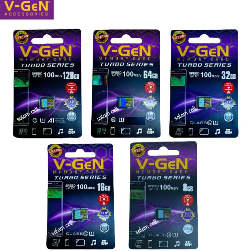 Memory Card MMC V-GEN Class 10 Original Sd Card Vgen Garansi Resmi