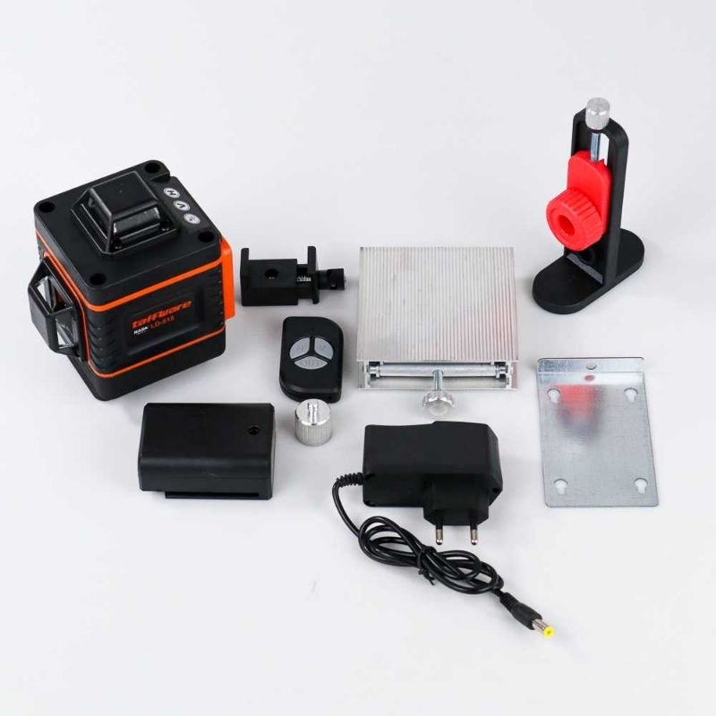 Taffware Hilda Mesin Self Leveling Laser Pelurus 4D 16 Line with Remote