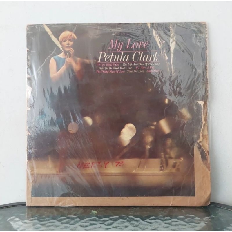 Vinyl Piringan Hitam 12 inch Petula Clark-My Love