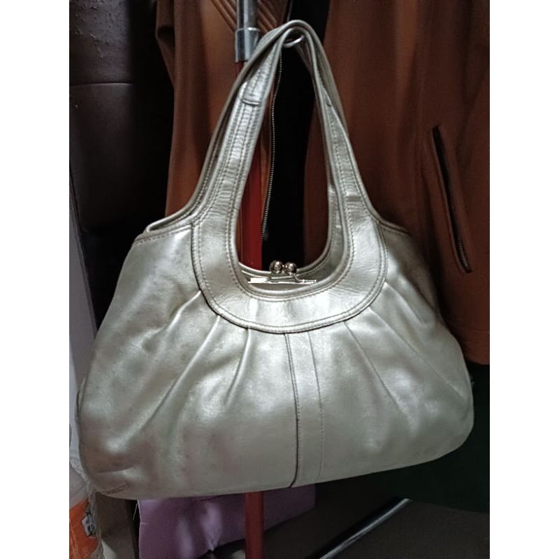 TAS COACH HOBO SILVER