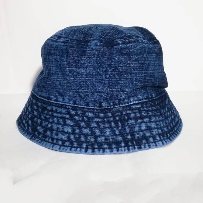 Topi Bucket Jeans Polos Pria Wanita / Bucket Hat Denim Premium Good Quality bisa bayar di tempat