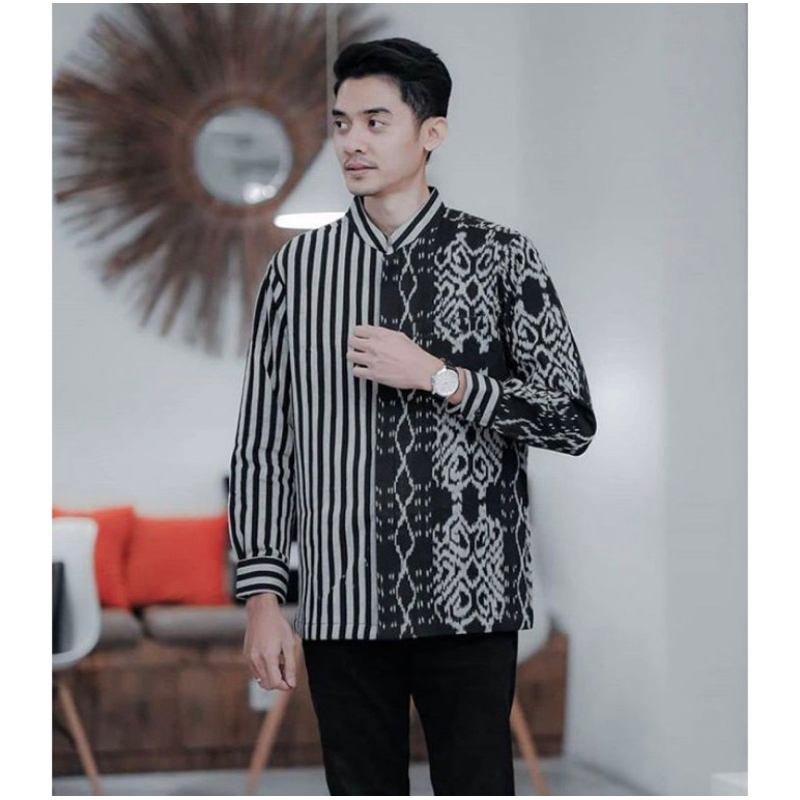 KEMEJA TENUN PRIA MOTIF TORAJA