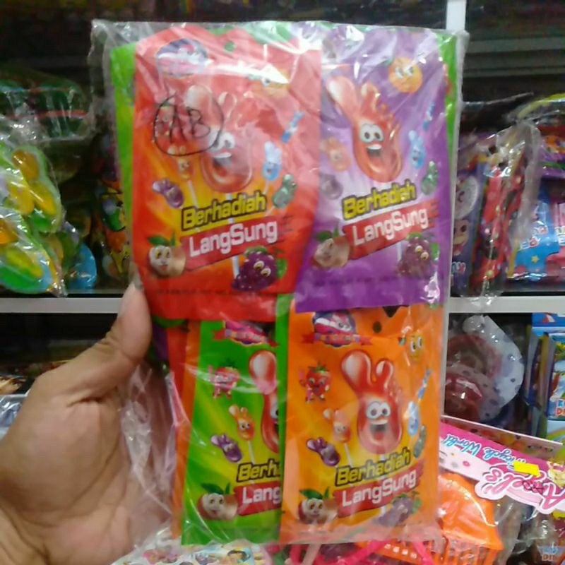 

permen kaki berhadiah isi 20pcs