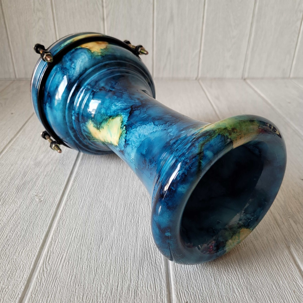 Calti Darbuka Dumbuk Anak Motif Marmer Biru Ukuran 6 inch Termurah Kualitas Terbaik