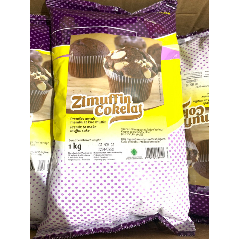 

Zeelandia Zimuffin/TEPUNG MUFFIN 1Kg Chocolate