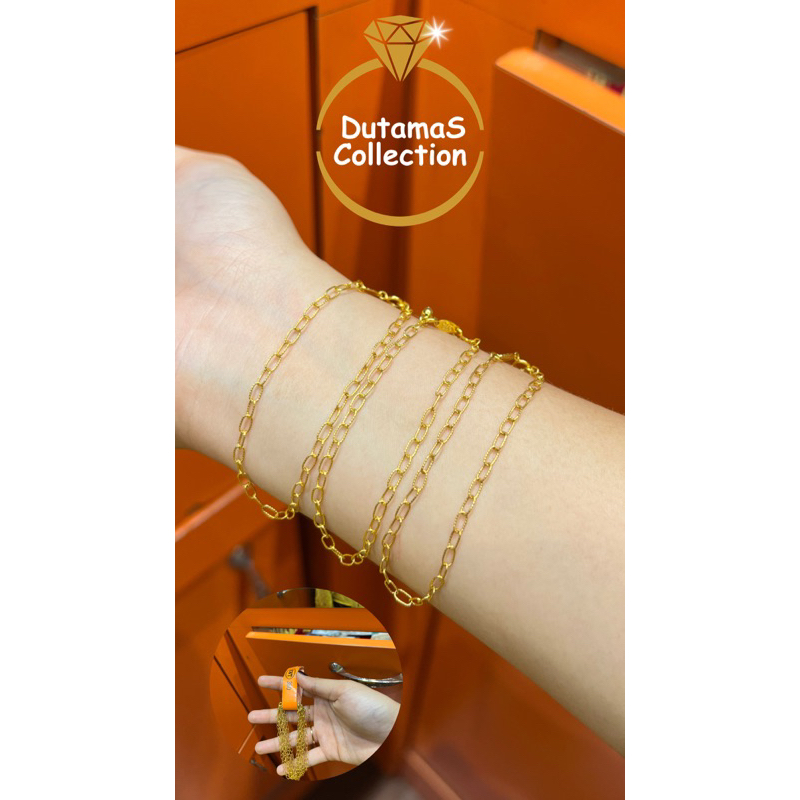 PROMO Gelang Dewasa Berat 1gram Emas Asli Kadar 375% (8K)