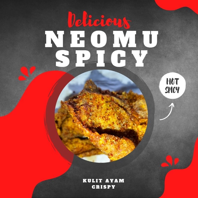 

[TERMURAH] Kulit Ayam Crispy 100gram Pedas Gurih