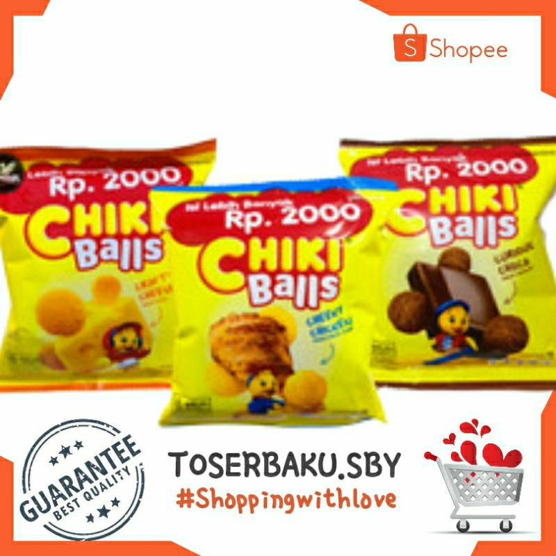 

BARU Chiki Balls 16g All Variant / Pack 5 Pcs dan Pack 10 Pcs / Agen Snack Murah Surabaya / Chiken / Chocolate / Keju