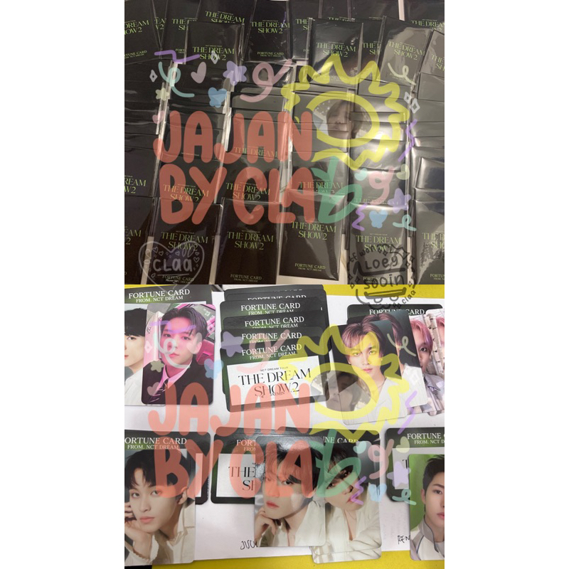 READY STOCK OFFICIAL FORTUNE CARD SET SCRATCH SEALED MD CONCERT PHOTOCARD PC NCT DREAM IN A DREAM TD