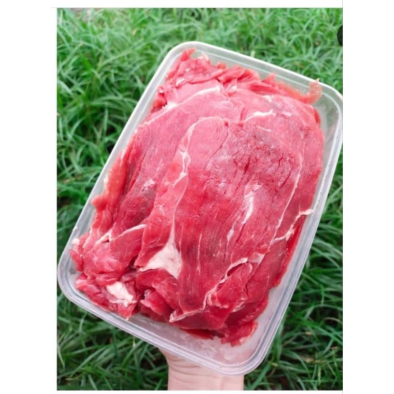 

BEEF SLICE 1 KG + 3 SAUCE MARINATE + DAUN SELADA