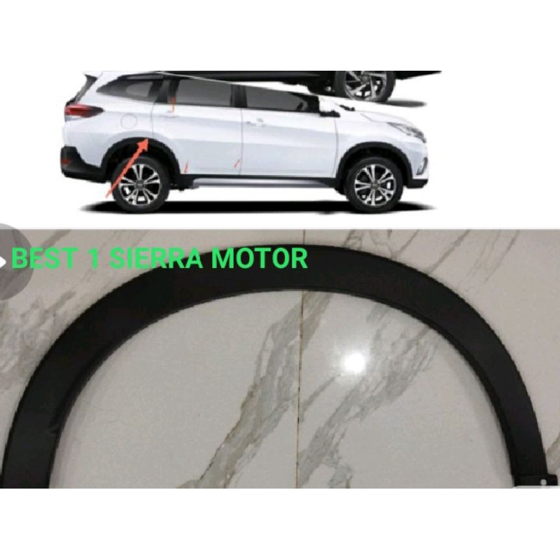 Moulding Fender Over Fender  Bagian Belakang Toyota Rush Daihatsu Terios 2018 - 2022 Original