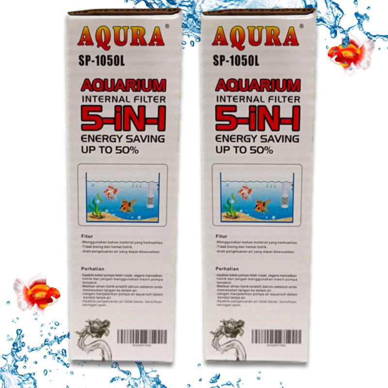 PROMO MURAH Pompa Aquarium Internal Filter AQURA 5IN1 SP 1050L