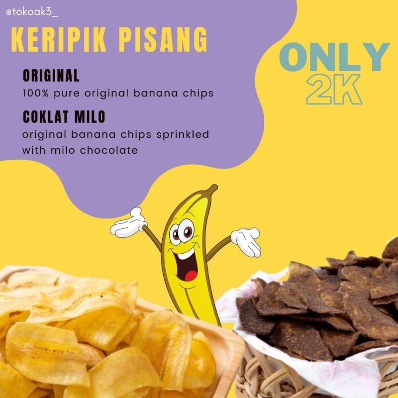 

keripik pisang coklat