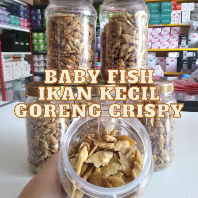 

[MURAH] BABY FISH TOPLES / IKAN GORENG CRISPY / SNACK MURAH / ZAHRA'S DJAJAN
