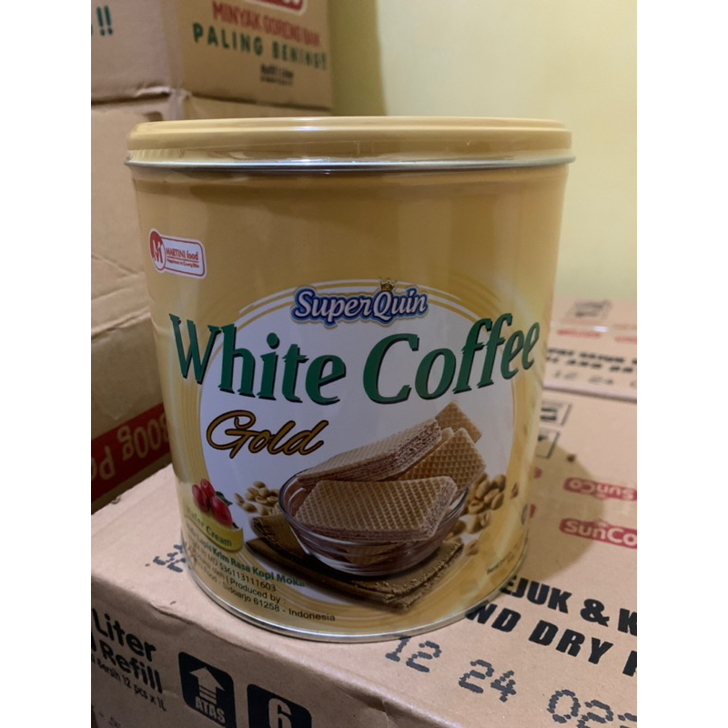 

Wafer lapis cream rasa kopi moka (white coffee) 300 g