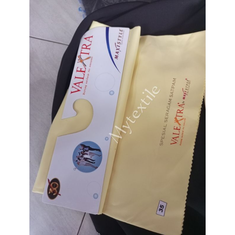 kain valextra krem  warna khusus seragam satpam terbaru maxistyle