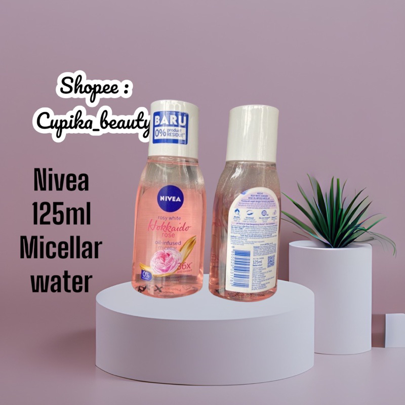 pk - nivea hokkaido rose micellar water 125 ml - air pembersih wajah nivea hokkaido 125 ml