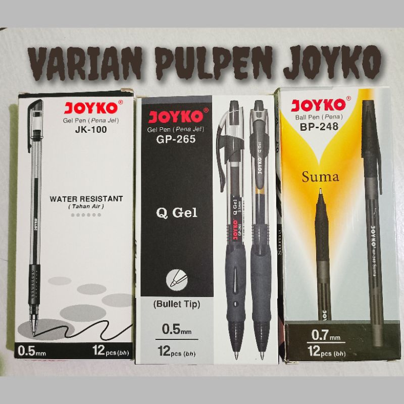 

Pulpen Joyko,nyaman digunakan(jual sesuai deskrip saja)