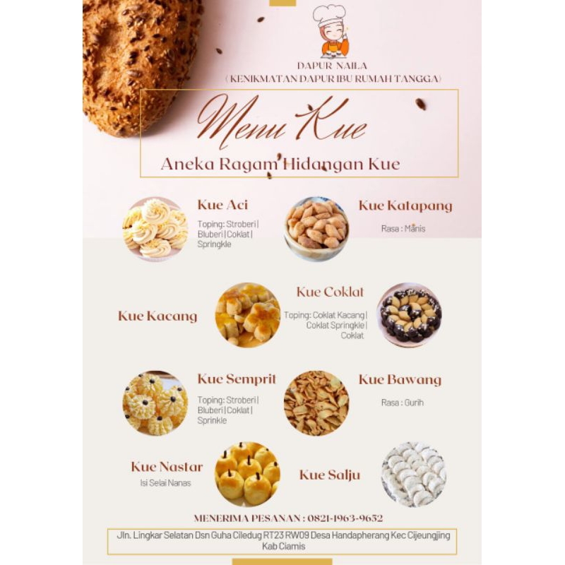 

KUKER HOMEMADE KUKER DAPUR 500gr NAILA KUE KERING SPECIAL LEBARAN