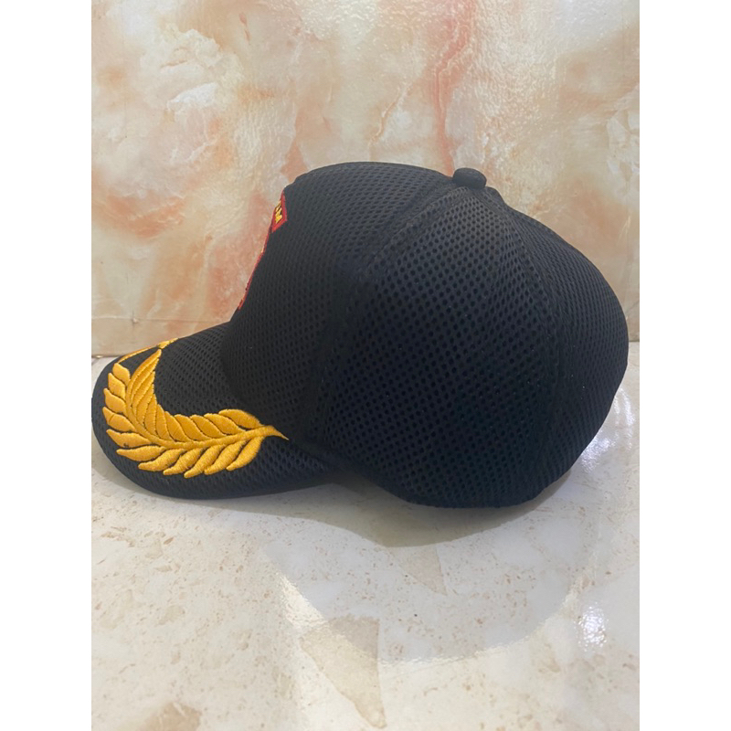 Topi Senkom Mitra polri dgn bordir Timbul