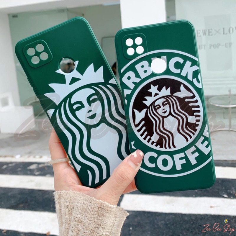 [HND62] Soft Case Silicone Motif Starbucks OPPO REALME