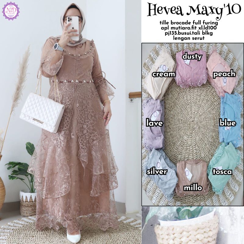 hevea dress brokat
